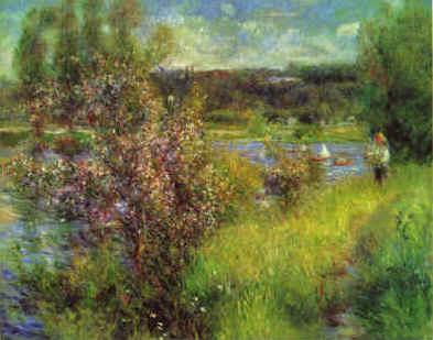 The Seine at Chatou, Pierre Renoir